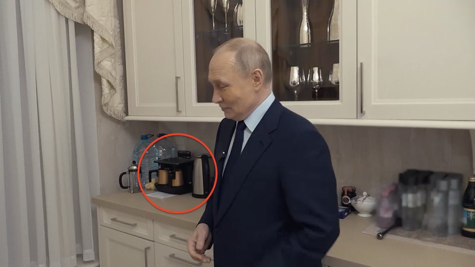 Кофеварка Beko в квартире Путина Кофеварка Beko в квартире Путина