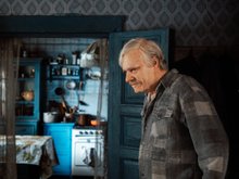 Евгений Цыганов на съемках фильма «Батя 2. Дед»
