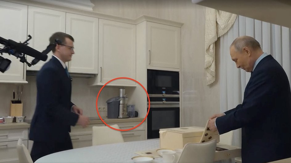 Соковыжиматель BORK в квартире Путина Соковыжиматель BORK в квартире Путина
